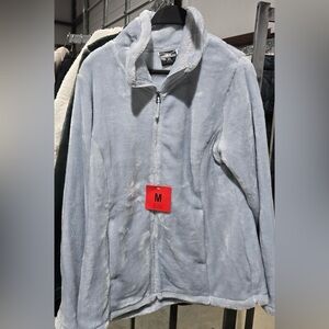 32 Degrees Heat Women's Plush Faux Fur Teddy Jacket Blue